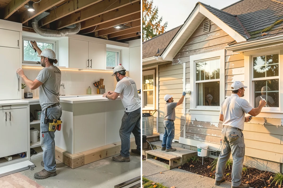 Fireplace Refacing in Edgewood, Pierce County, WA - Remove the existing facing and prep the wall