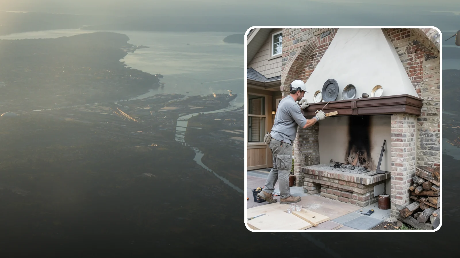 Fireplace Refacing in Fife, Pierce County, WA - A fresh stone, tile, or brick face that modernizes your fireplace in a single project.