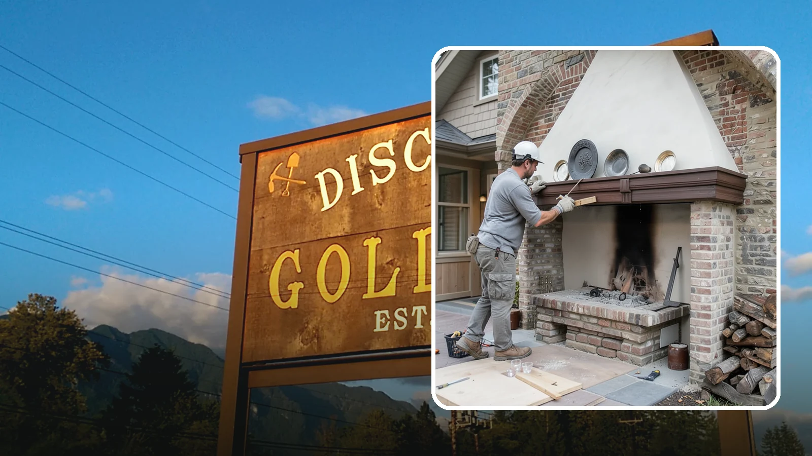Fireplace Refacing in Gold Bar, Snohomish County, WA - A fresh stone, tile, or brick face that modernizes your fireplace in a single project.