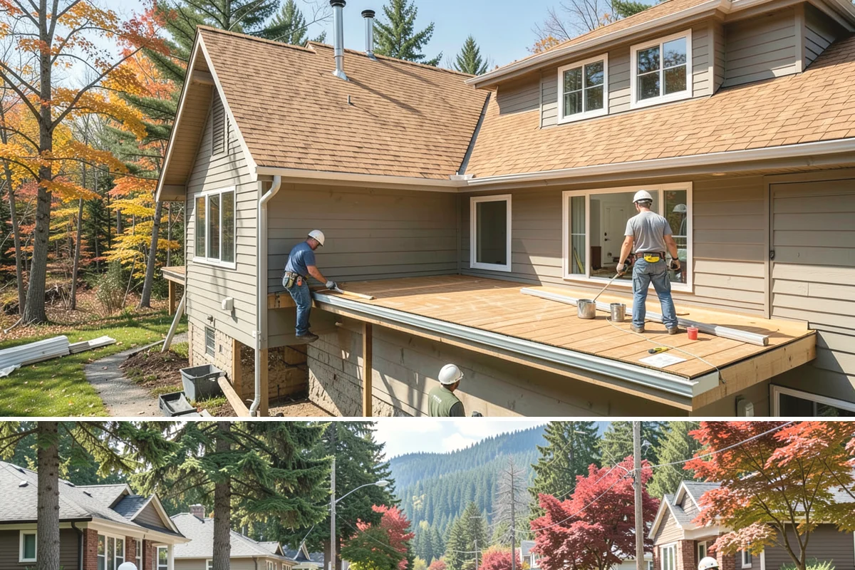 Fireplace Refacing in Hunts Point, King County, WA - Refacing is an interior project that fits any season and is a favorite winter refresh while the fireplace is in use.