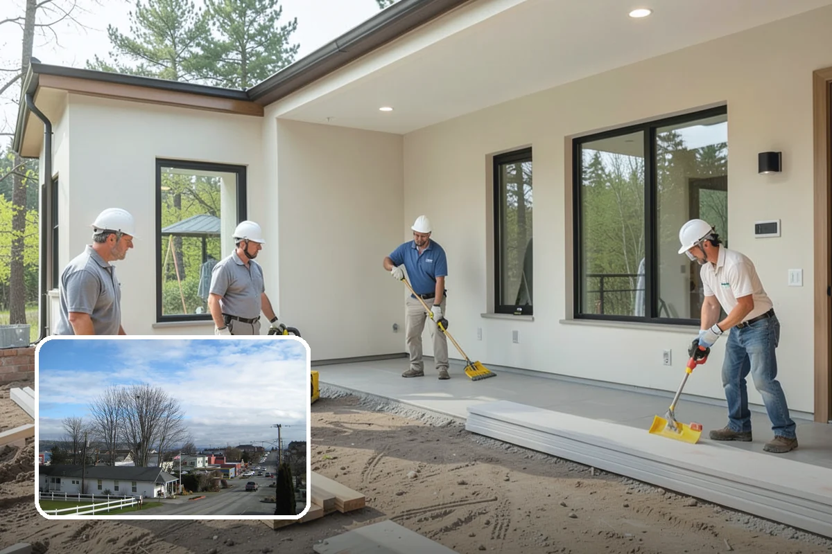 Fireplace Refacing in Langley, Island County, WA - Dramatic update without structural rebuilding