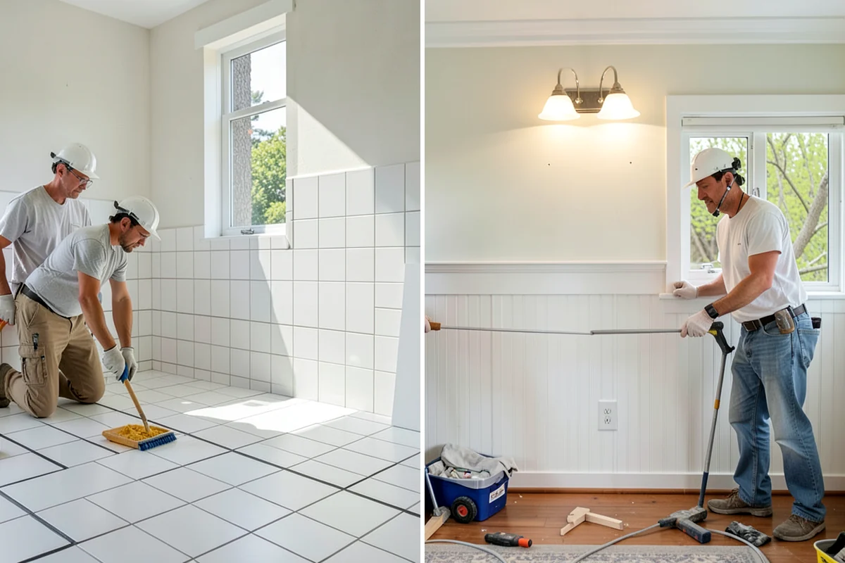 Fireplace Refacing in Lyman, Skagit County, WA - Remove the existing facing and prep the wall