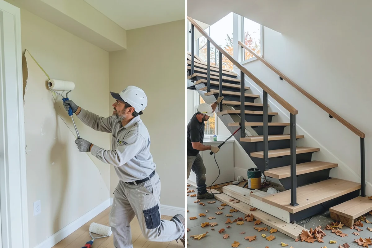 Fireplace Refacing in Marysville, Snohomish County, WA - Remove the existing facing and prep the wall