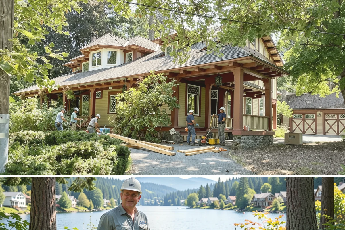 Fireplace Refacing in Milton, King County, WA - Refacing is an interior project that fits any season and is a favorite winter refresh while the fireplace is in use.