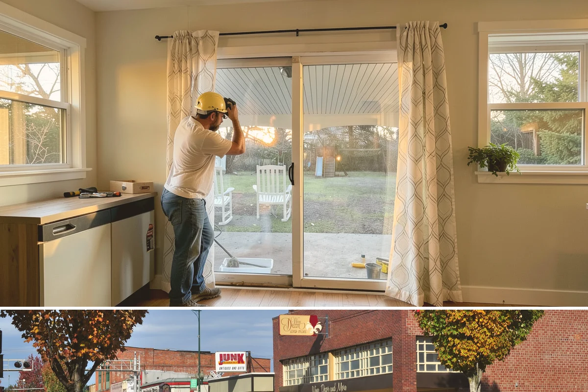 Fireplace Refacing in Puyallup, Pierce County, WA - Refacing is an interior project that fits any season and is a favorite winter refresh while the fireplace is in use.