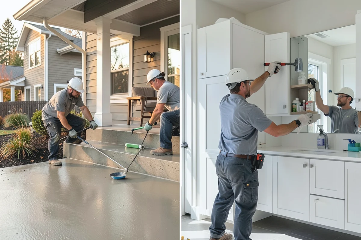 Fireplace Refacing in Renton, King County, WA - Remove the existing facing and prep the wall