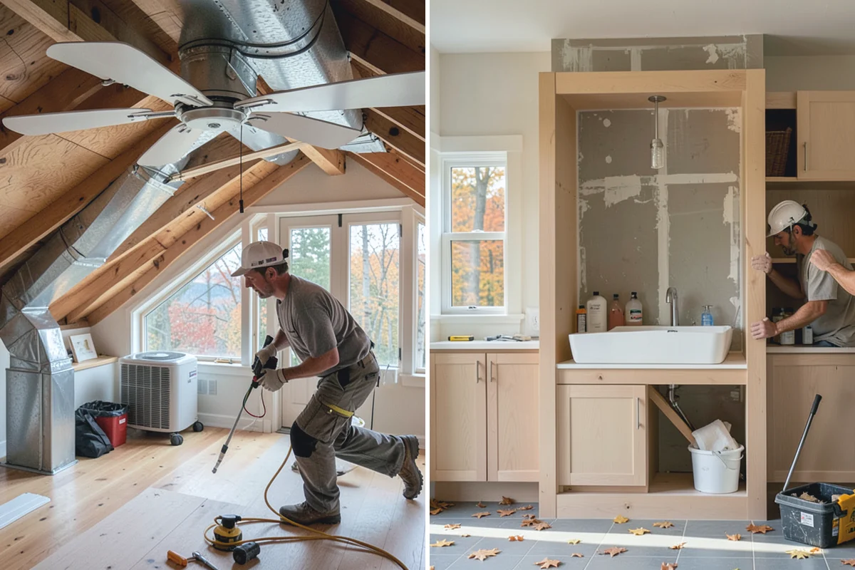 Fireplace Refacing in Roy, Pierce County, WA - Remove the existing facing and prep the wall