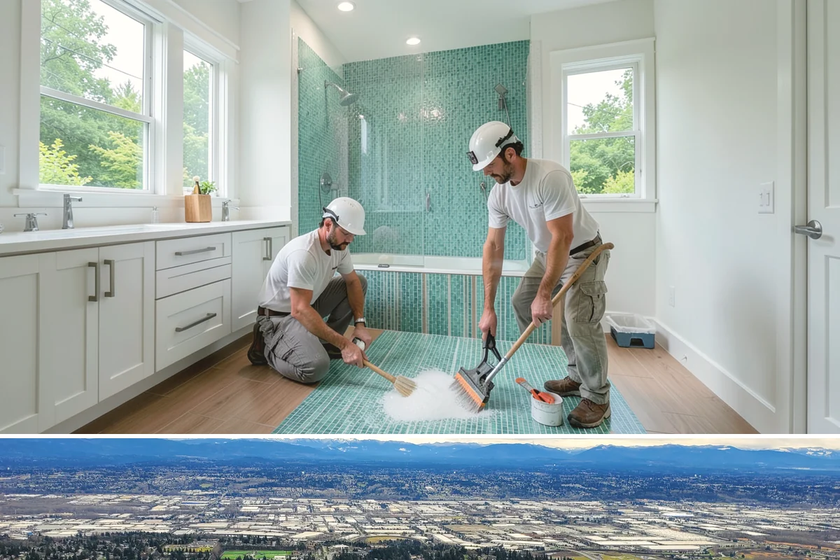 Fireplace Refacing in SeaTac, King County, WA - Refacing is an interior project that fits any season and is a favorite winter refresh while the fireplace is in use.