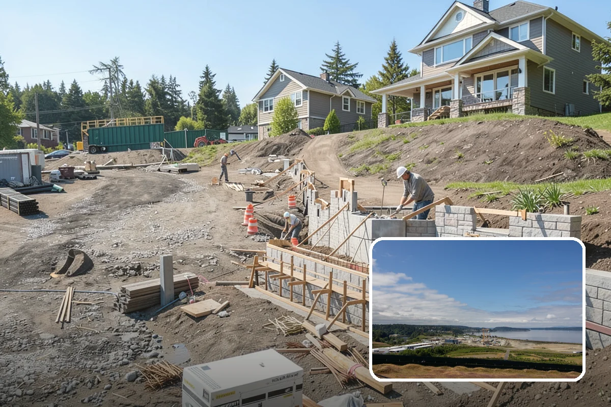 Fireplace Refacing in University Place, Pierce County, WA - Dramatic update without structural rebuilding