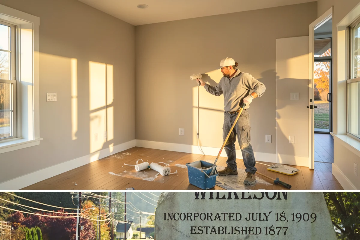 Fireplace Refacing in Wilkeson, Pierce County, WA - Refacing is an interior project that fits any season and is a favorite winter refresh while the fireplace is in use.