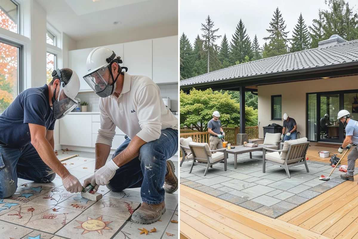 Fireplace Remodel in Buckley, Pierce County, WA - Remove dated facing and assess the firebox