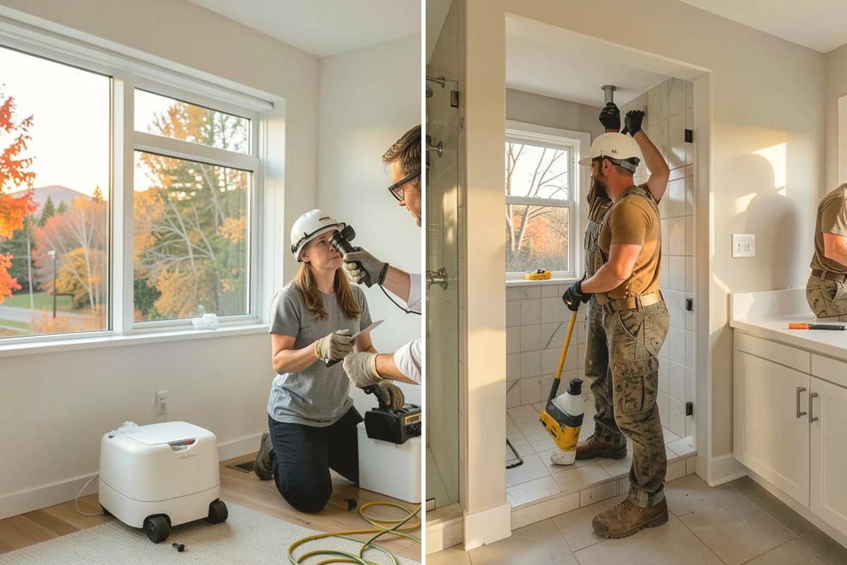 Fireplace Remodel in Burien, King County, WA - Remove dated facing and assess the firebox