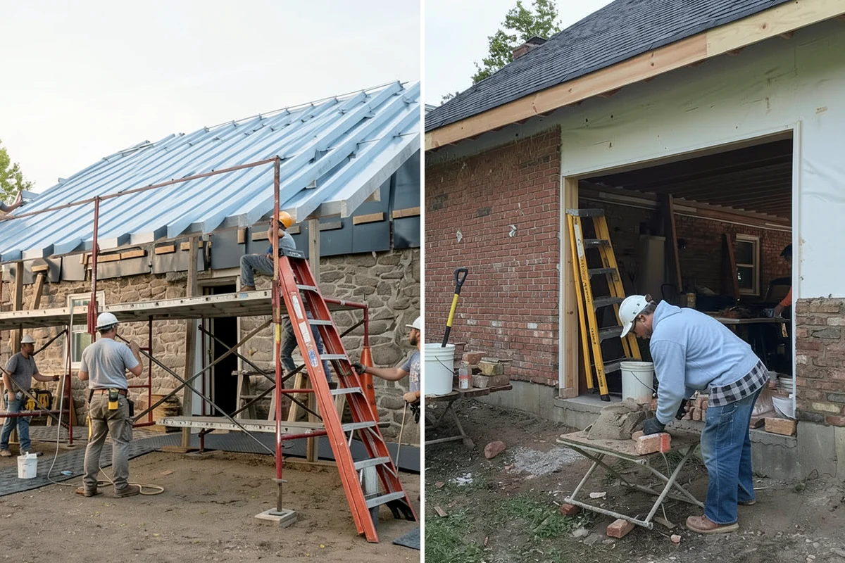 Fireplace Remodel in Clyde Hill, King County, WA - Remove dated facing and assess the firebox
