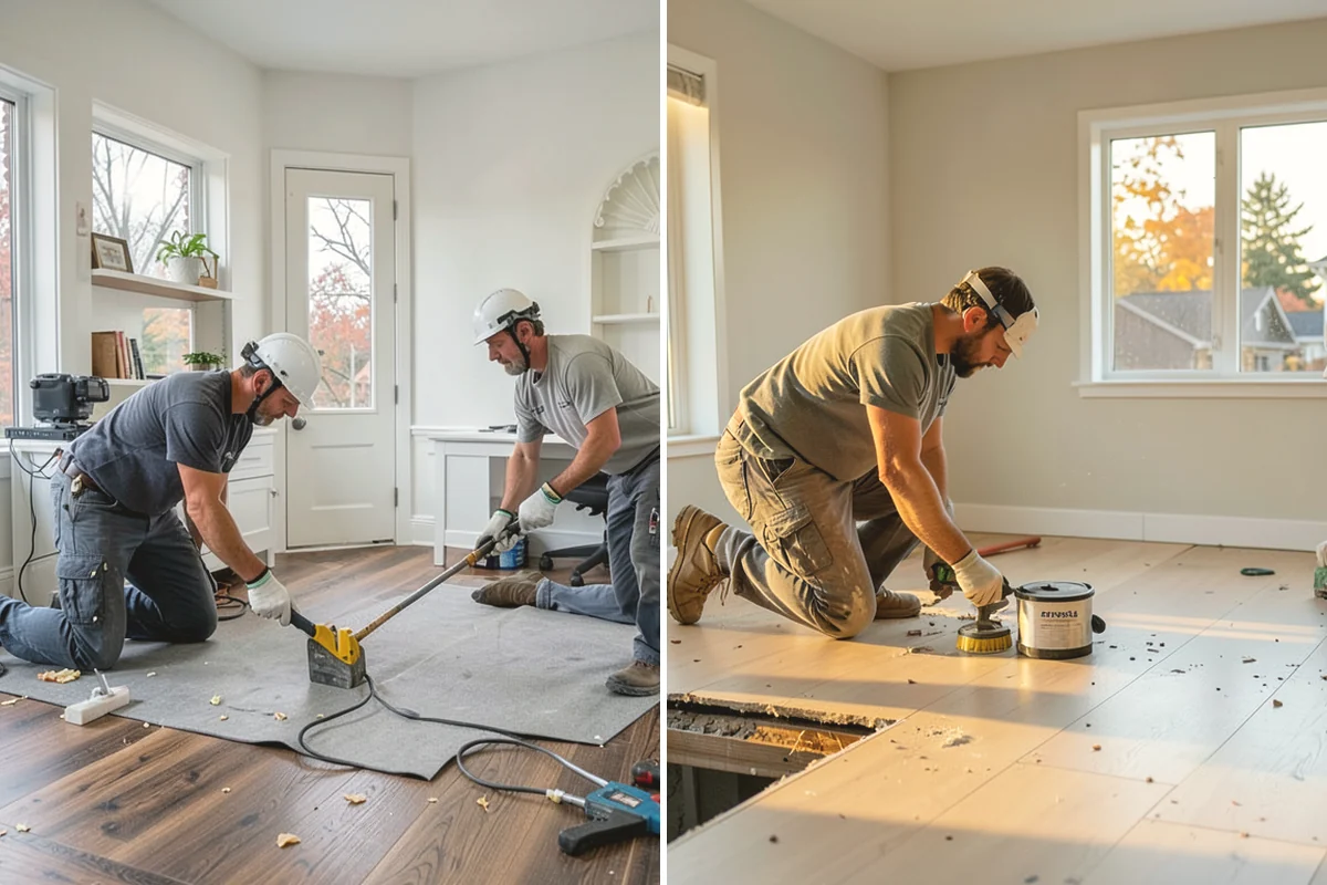 Fireplace Remodel in Lake Stevens, Snohomish County, WA - Remove dated facing and assess the firebox
