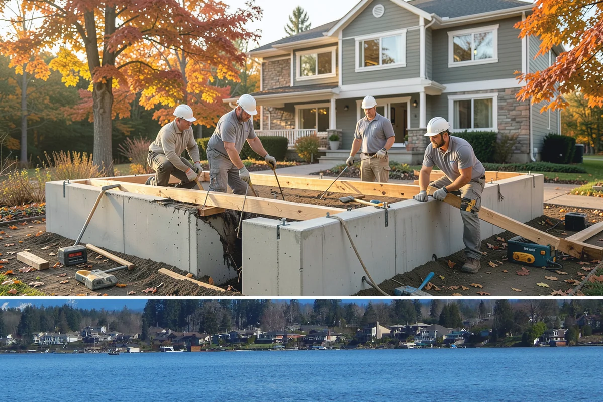 Fireplace Remodel in Lake Stevens, Snohomish County, WA - Fireplace remodels suit late summer and early fall so the refreshed hearth is ready before the cold, wet season.