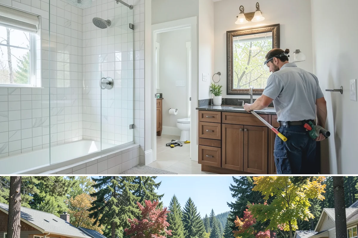 Fireplace Remodel in Orting, Pierce County, WA - Fireplace remodels suit late summer and early fall so the refreshed hearth is ready before the cold, wet season.