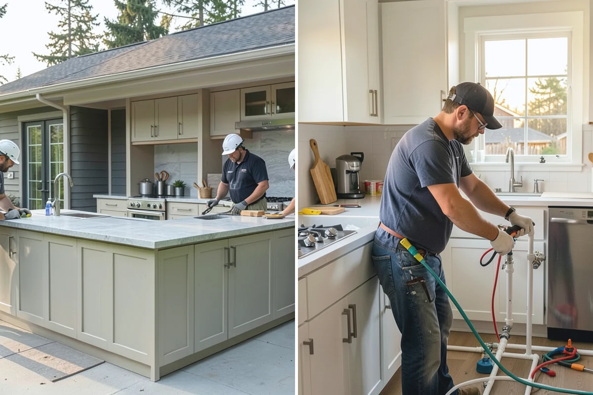 Fireplace Remodel in Redmond, King County, WA - Remove dated facing and assess the firebox