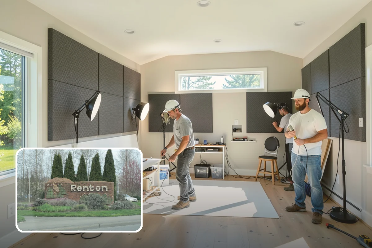Fireplace Remodel in Renton, King County, WA - Modernizes a dated fireplace