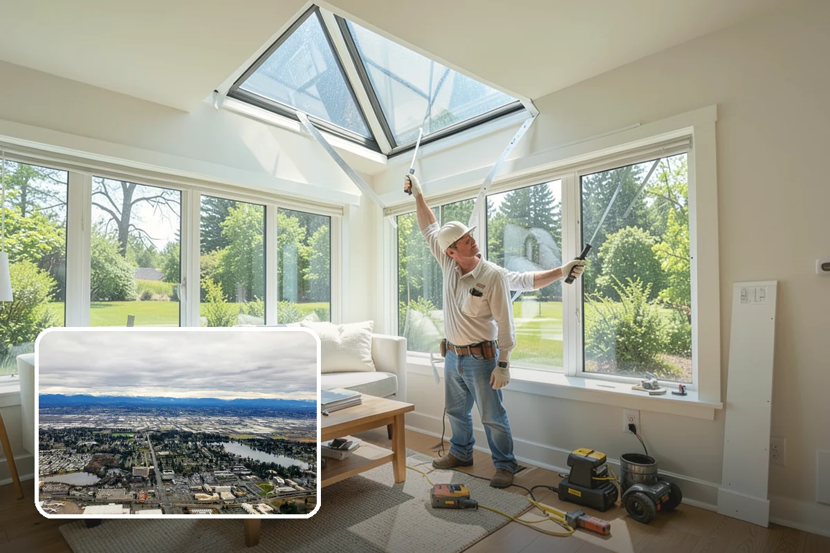 Fireplace Remodel in SeaTac, King County, WA - Modernizes a dated fireplace