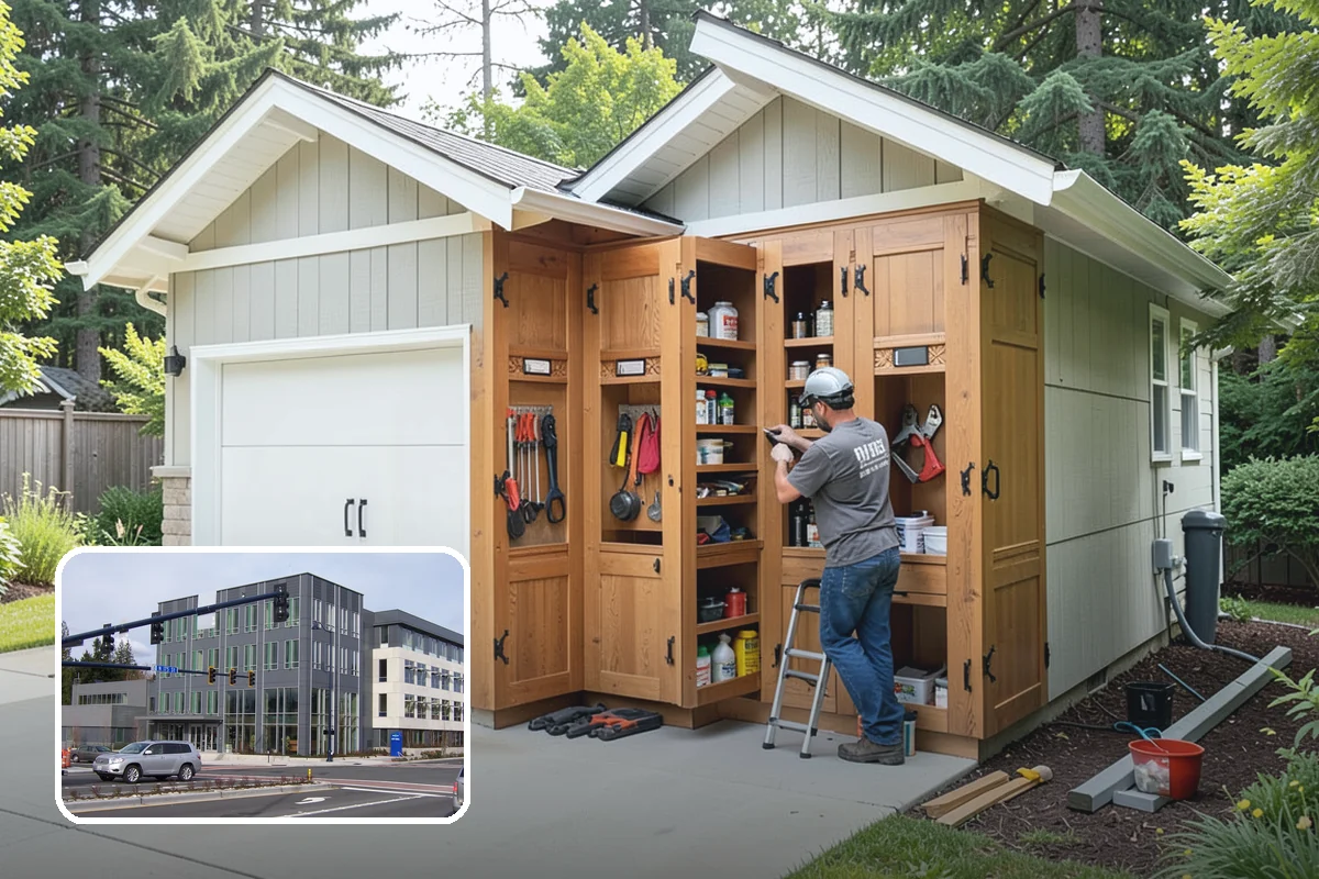 Fireplace Remodel in Shoreline, King County, WA - Modernizes a dated fireplace