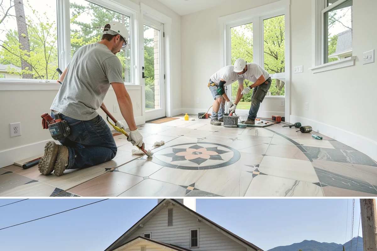 Fireplace Surround in Concrete, Skagit County, WA - Surround work is indoor and year-round, though many homeowners complete it in late summer or fall ahead of fireplace season.