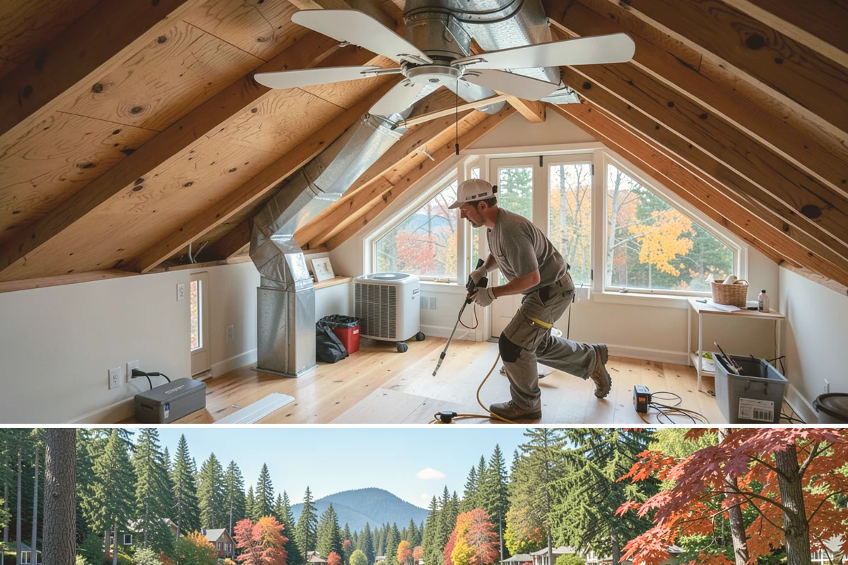 Fireplace Surround in Covington, King County, WA - Surround work is indoor and year-round, though many homeowners complete it in late summer or fall ahead of fireplace season.