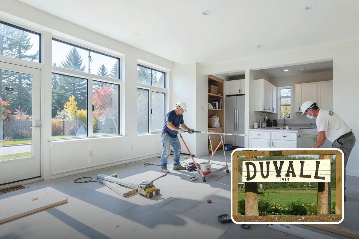 Fireplace Surround in Duvall, King County, WA - Frames the fireplace as a focal point