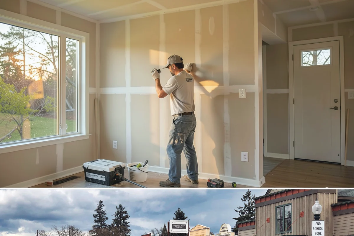 Fireplace Surround in Roy, Pierce County, WA - Surround work is indoor and year-round, though many homeowners complete it in late summer or fall ahead of fireplace season.