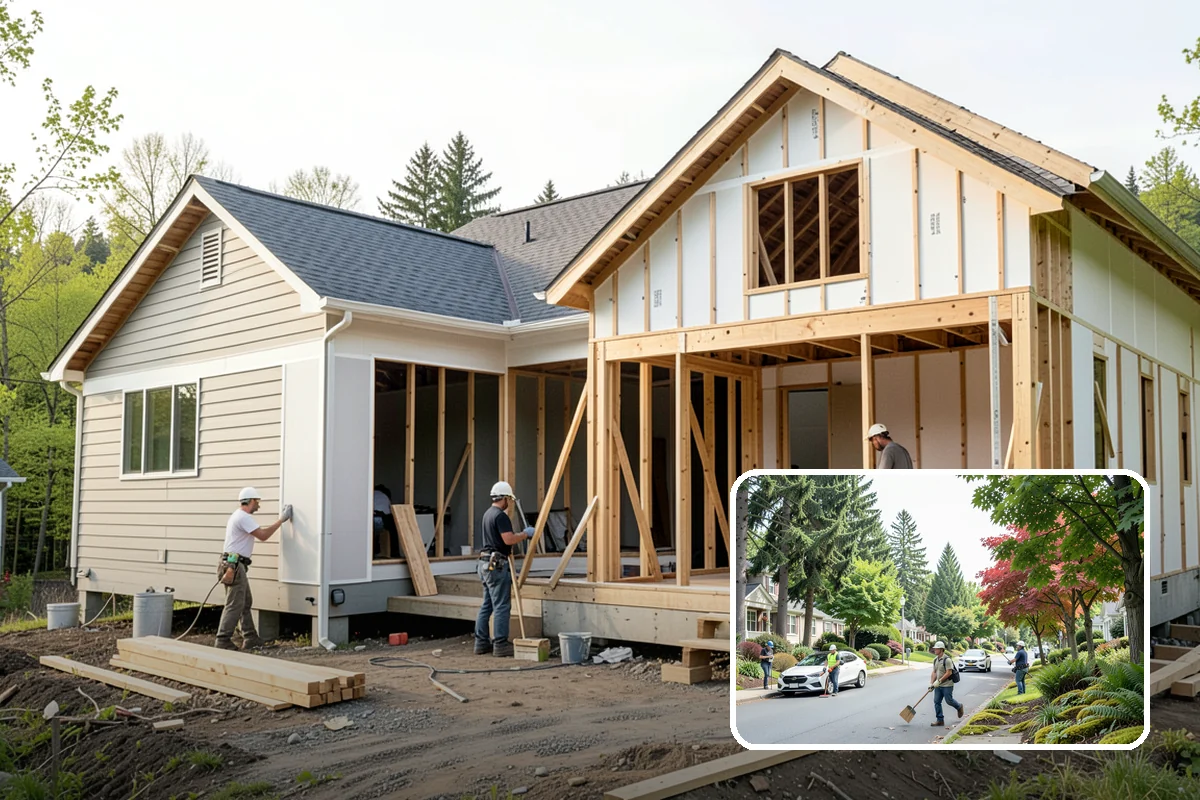 Fixer-Upper Renovation in Beaux Arts Village, King County, WA - Neglected properties transformed into comfortable homes