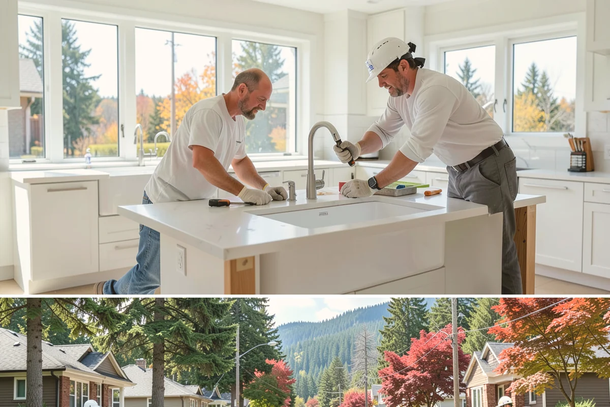 Fixer-Upper Renovation in Hunts Point, King County, WA - Fixer-upper interior work moves forward in any season, and starting during the off-peak winter months can secure better crew...