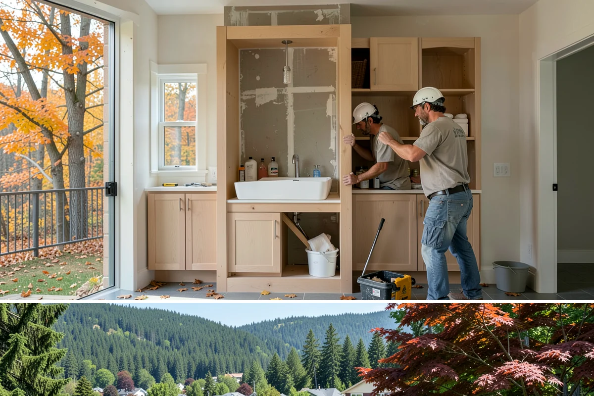 Fixer-Upper Renovation in Index, Snohomish County, WA - Fixer-upper interior work moves forward in any season, and starting during the off-peak winter months can secure better crew...