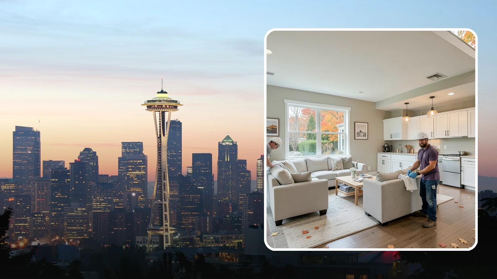 Fixer-Upper Renovation in Seattle, King County, WA - Fixer-upper renovation that turns a neglected Western Washington property into a comfortable, move-in-ready home.
