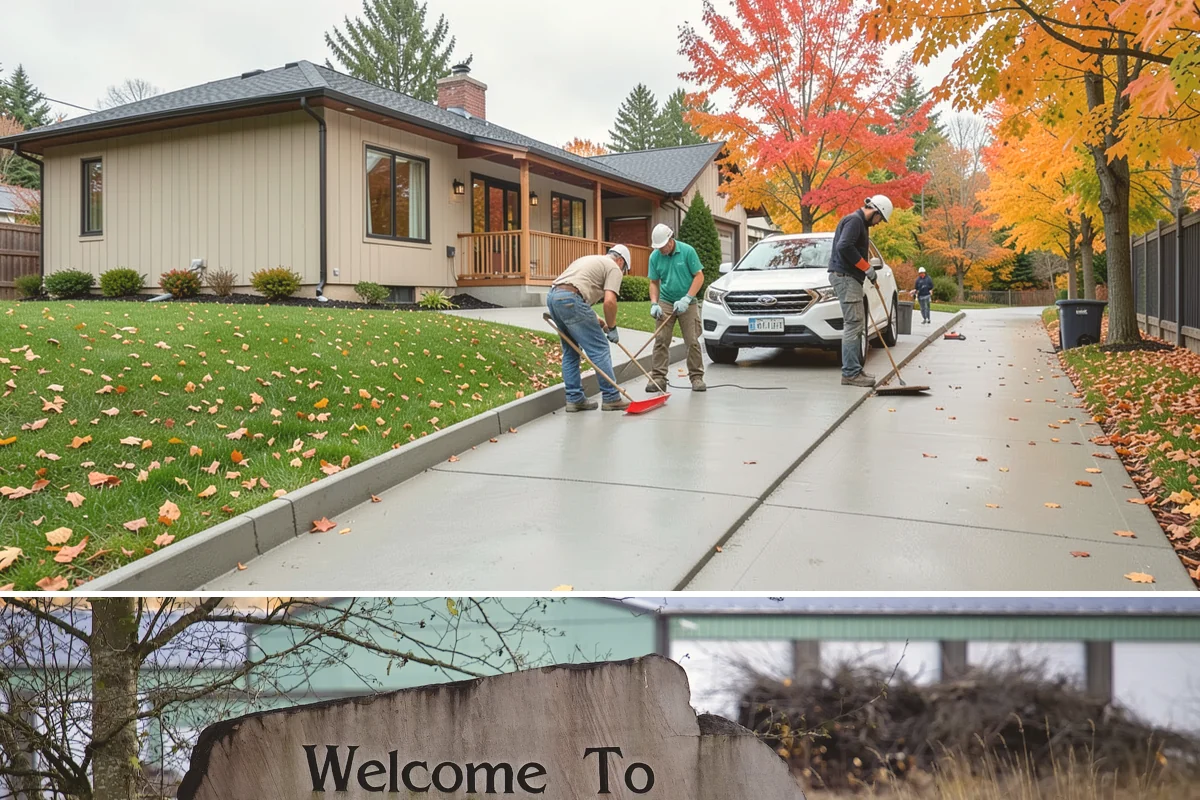 Flagstone Patio Installation in Buckley, Pierce County, WA - Dry summer weather is ideal for setting stone and curing any mortar joints properly.