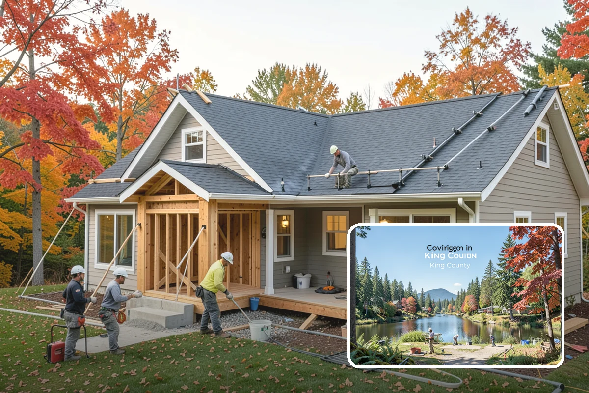Flagstone Patio Installation in Covington, King County, WA - Natural, one-of-a-kind stone appearance