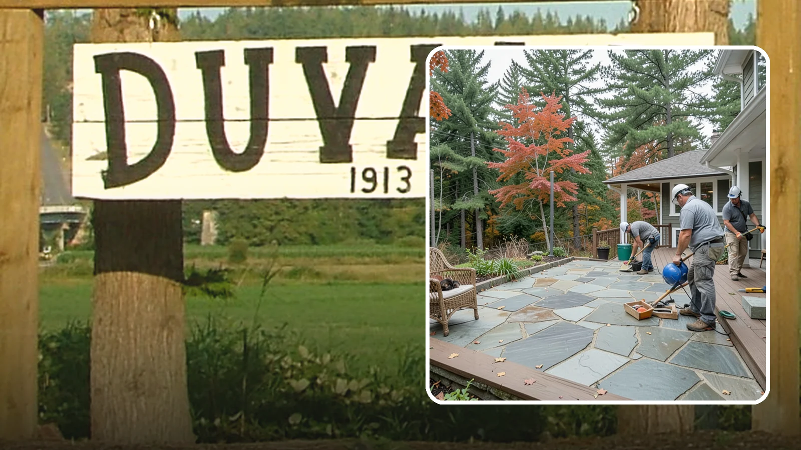Flagstone Patio Installation in Duvall, King County, WA - Flagstone patio installation that brings natural stone beauty and organic texture to your yard.