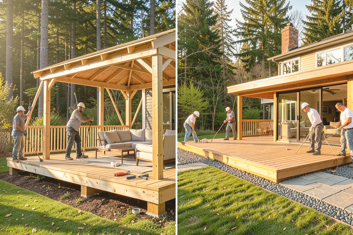 Flagstone Patio Installation in Fife, Pierce County, WA - Plan the layout and select flagstone