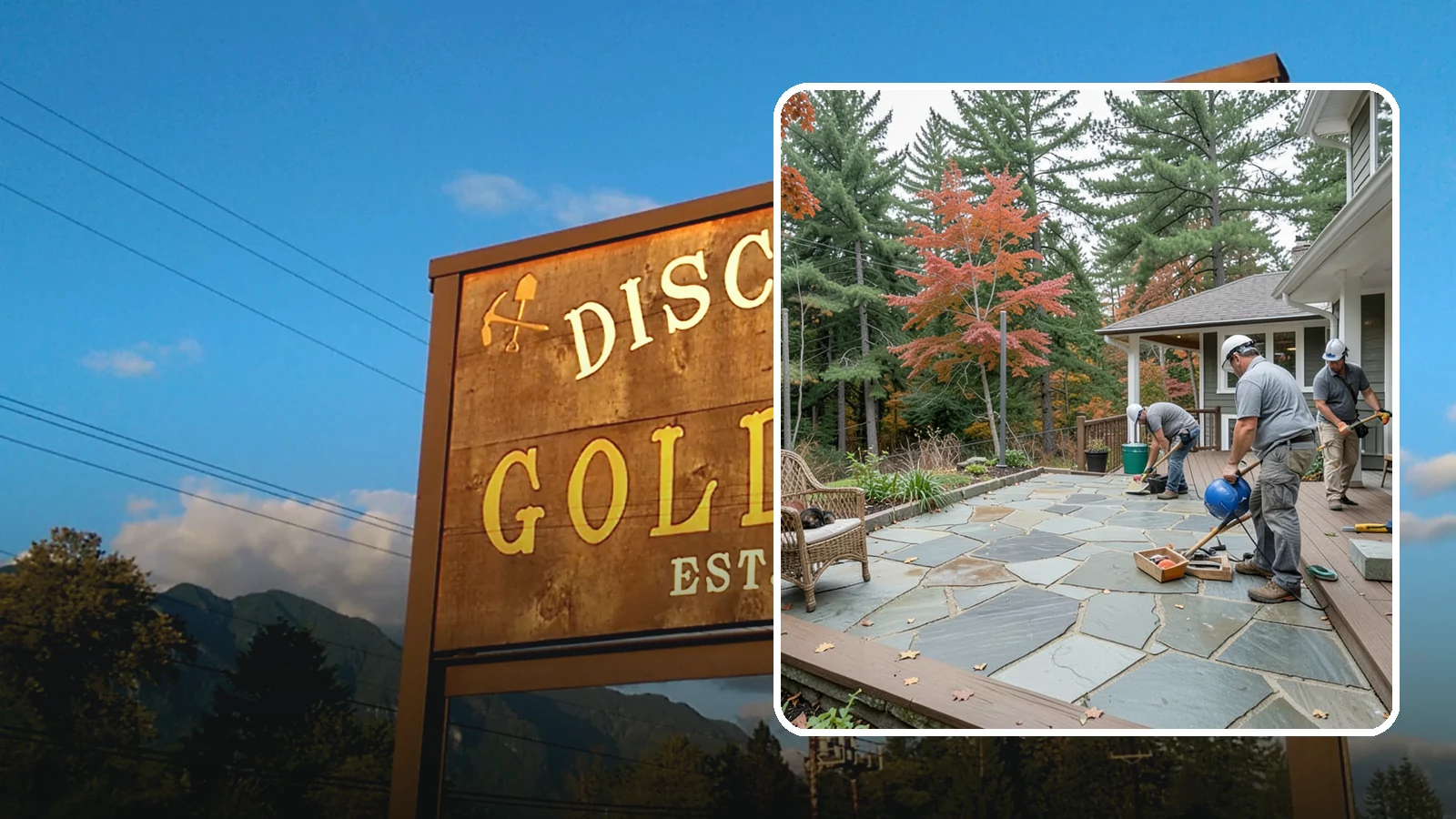 Flagstone Patio Installation in Gold Bar, Snohomish County, WA - Flagstone patio installation that brings natural stone beauty and organic texture to your yard.