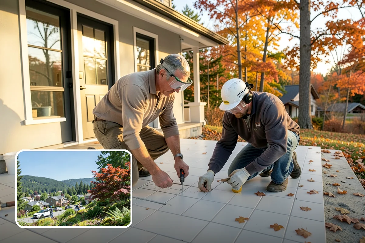 Flagstone Patio Installation in Index, Snohomish County, WA - Natural, one-of-a-kind stone appearance