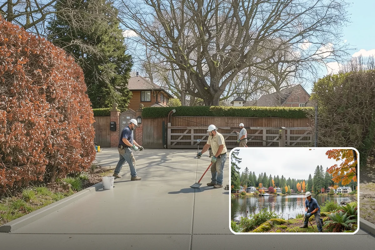 Flagstone Patio Installation in La Conner, Skagit County, WA - Natural, one-of-a-kind stone appearance