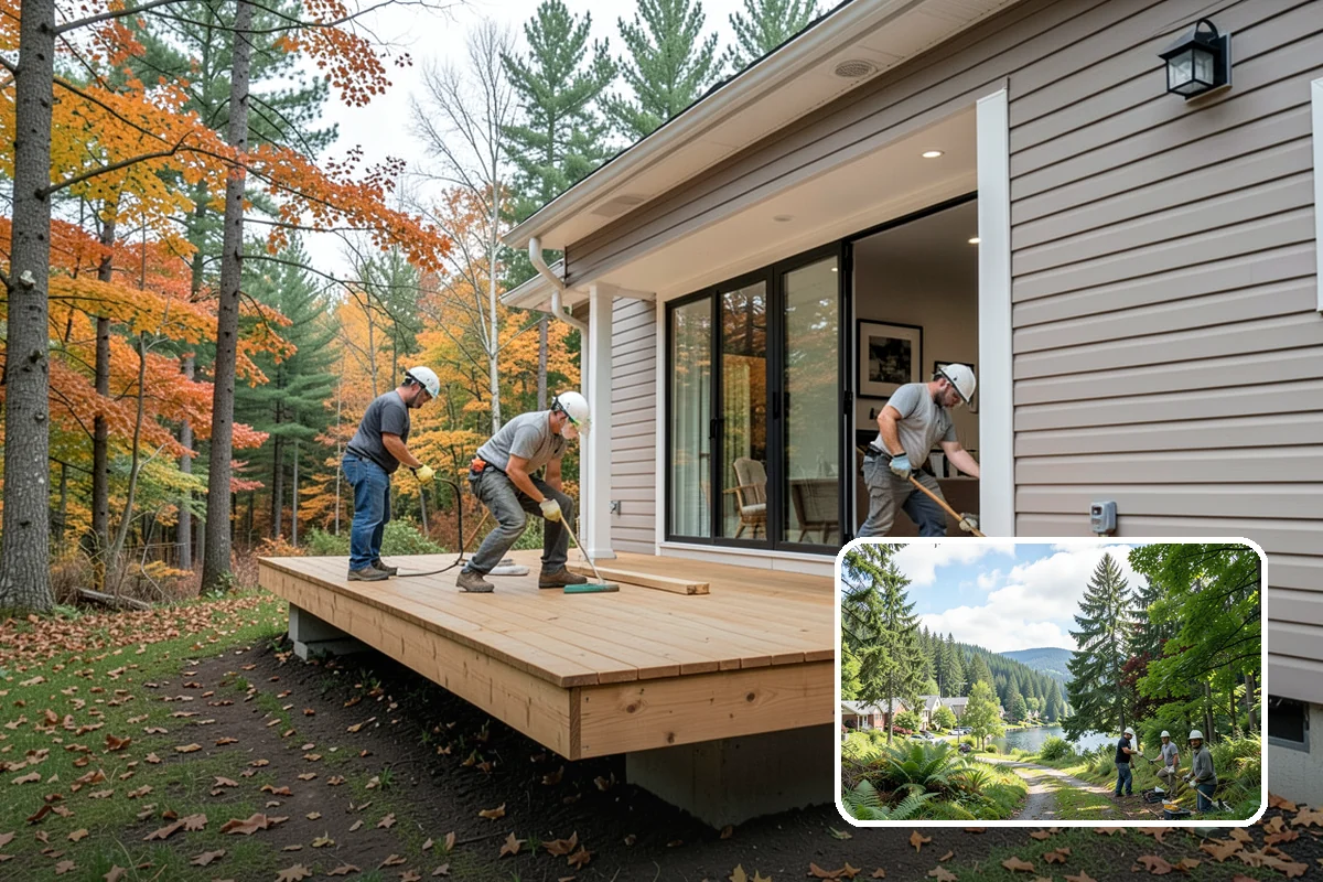 Flagstone Patio Installation in Lake Forest Park, King County, WA - Natural, one-of-a-kind stone appearance