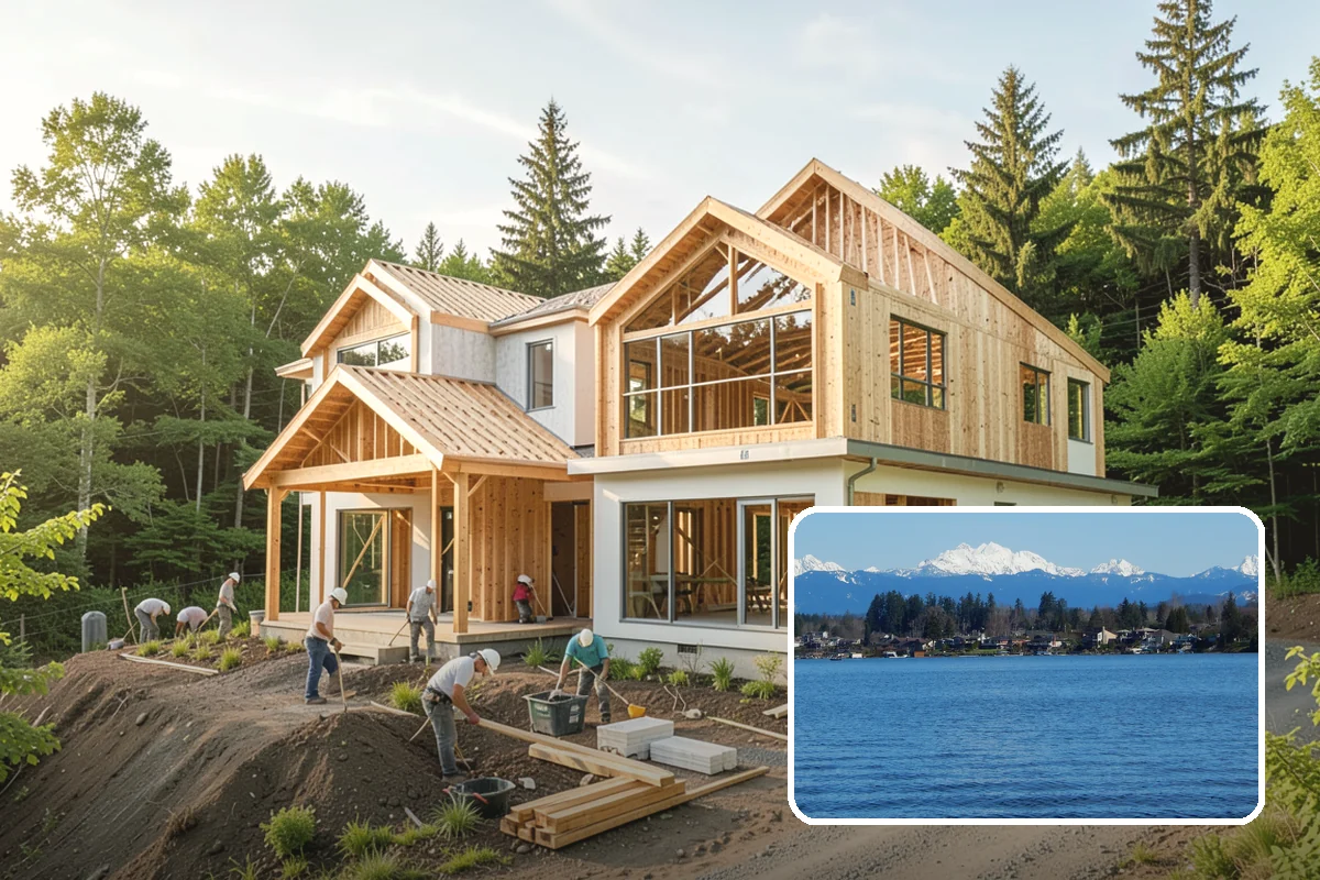 Flagstone Patio Installation in Lake Stevens, Snohomish County, WA - Natural, one-of-a-kind stone appearance