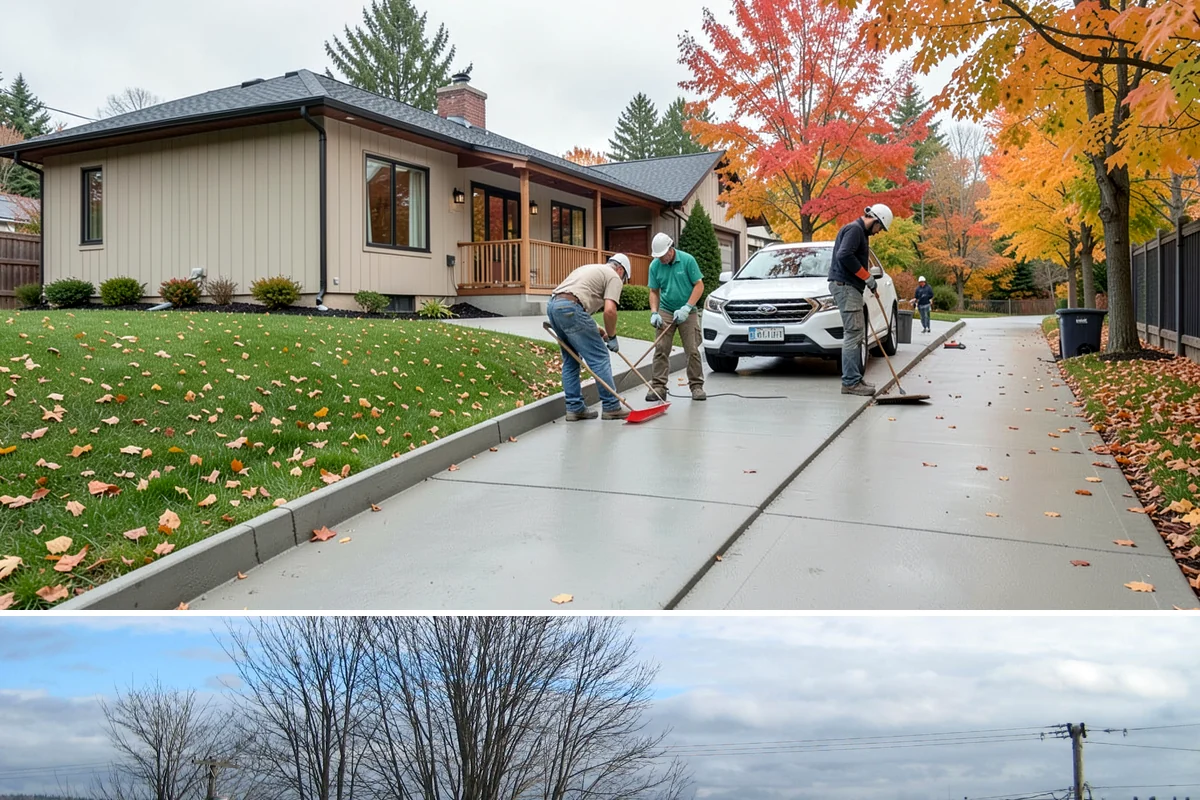 Flagstone Patio Installation in Langley, Island County, WA - Dry summer weather is ideal for setting stone and curing any mortar joints properly.