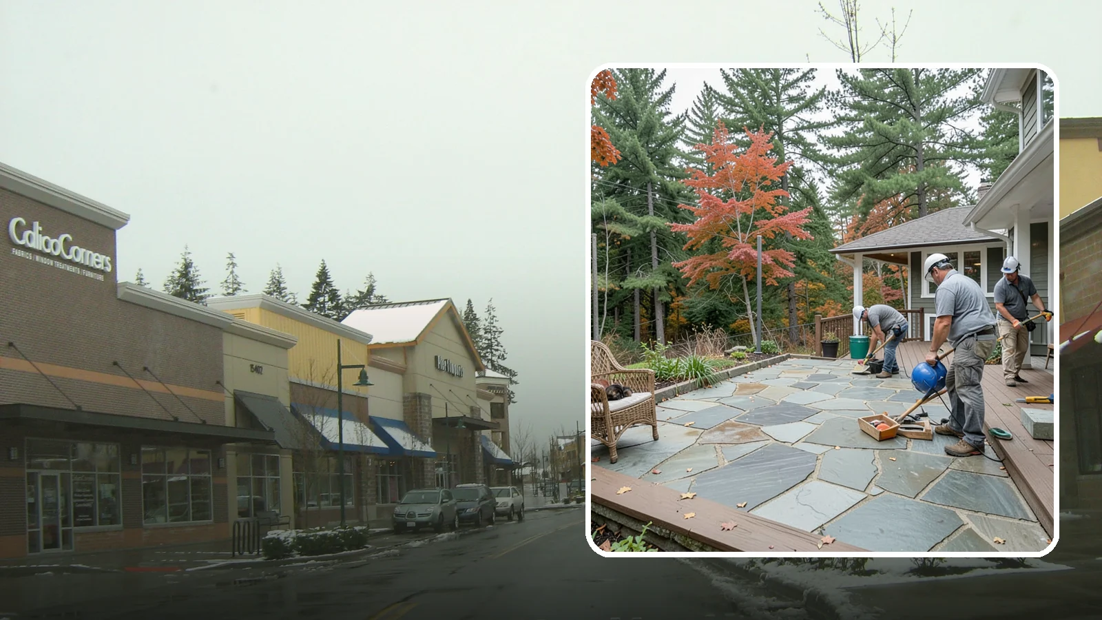 Flagstone Patio Installation in Mill Creek, Snohomish County, WA - Flagstone patio installation that brings natural stone beauty and organic texture to your yard.