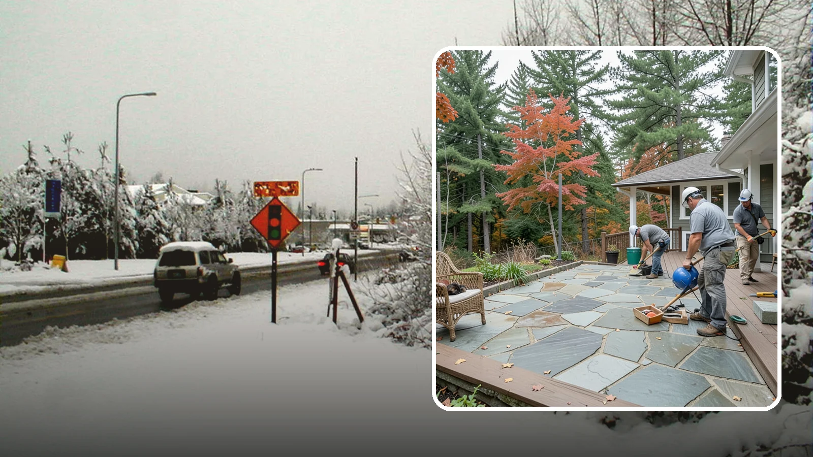 Flagstone Patio Installation in Newcastle, King County, WA - Flagstone patio installation that brings natural stone beauty and organic texture to your yard.