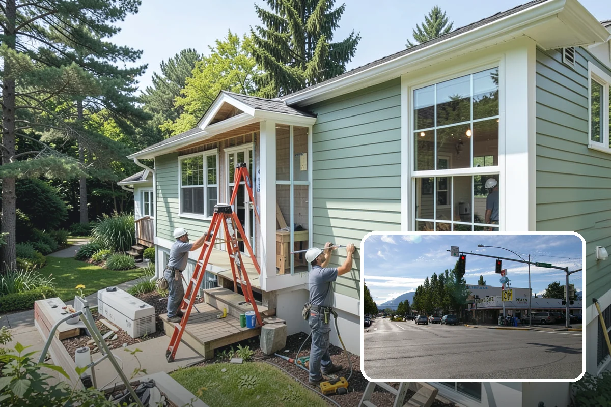 Flagstone Patio Installation in North Bend, King County, WA - Natural, one-of-a-kind stone appearance