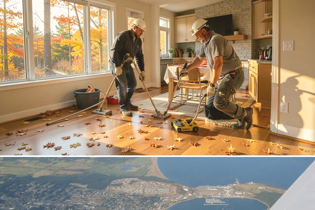 Flagstone Patio Installation in Oak Harbor, Island County, WA - Dry summer weather is ideal for setting stone and curing any mortar joints properly.