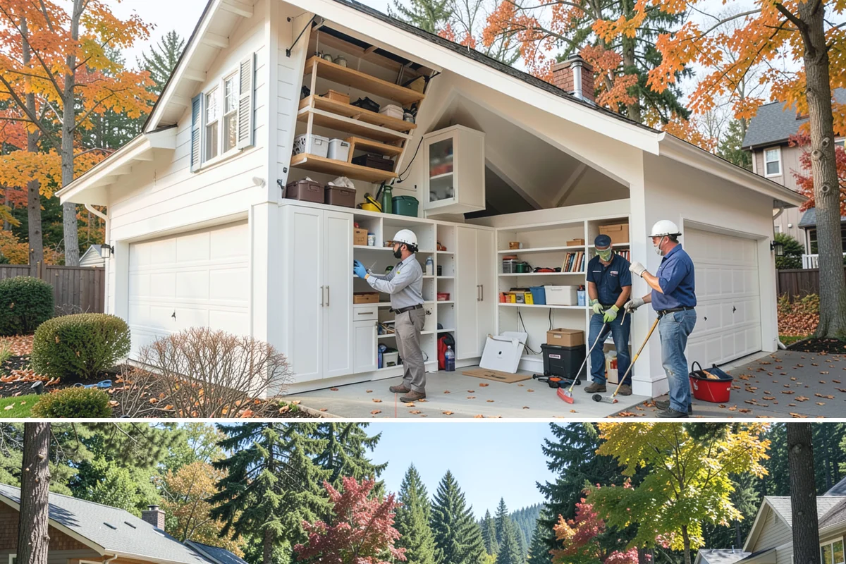 Flagstone Patio Installation in Orting, Pierce County, WA - Dry summer weather is ideal for setting stone and curing any mortar joints properly.