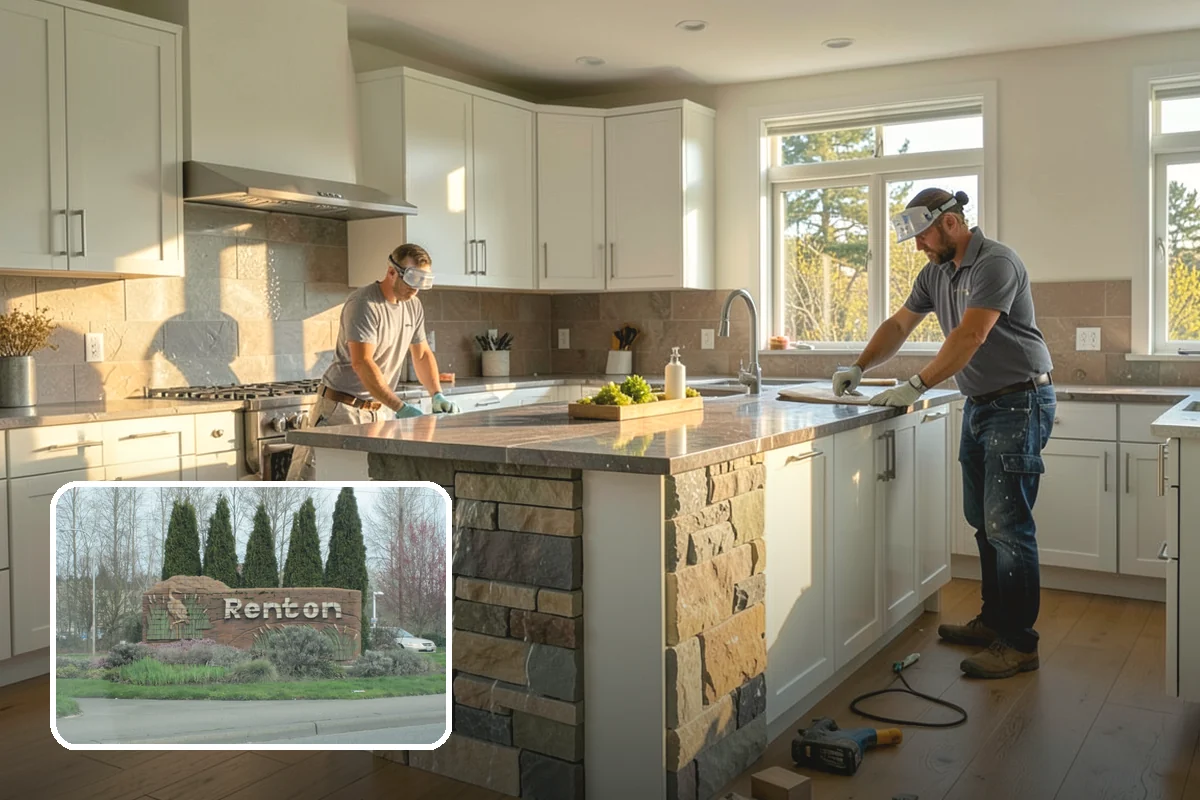 Flagstone Patio Installation in Renton, King County, WA - Natural, one-of-a-kind stone appearance