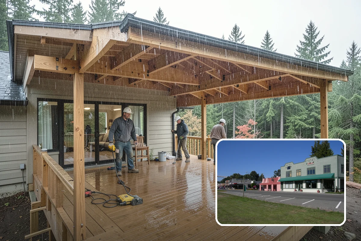 Flagstone Patio Installation in Snoqualmie, King County, WA - Natural, one-of-a-kind stone appearance