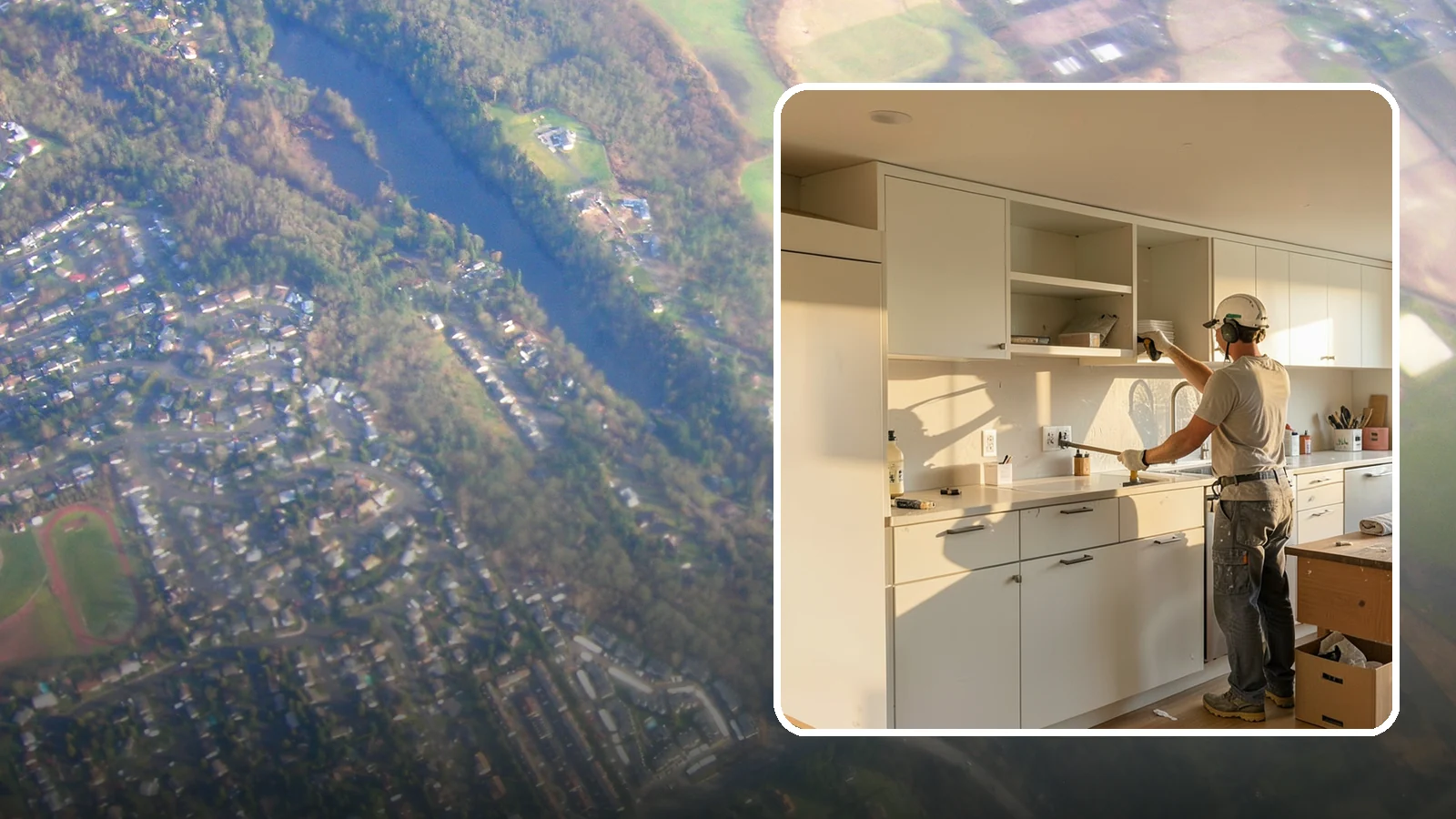 Flat-Panel Cabinet Installation in Algona, King County, WA - Installing sleek flat-panel cabinets that bring a clean, modern, and minimalist look to your space.